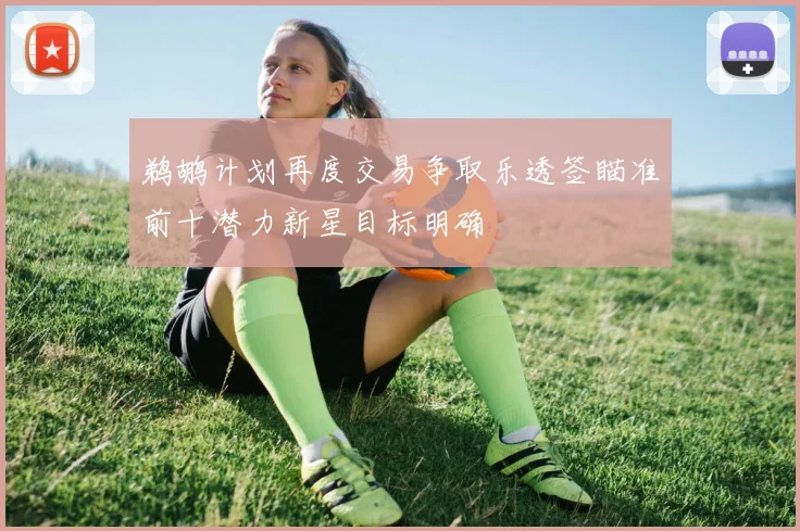 鹈鹕计划再度交易争取乐透签瞄准前十潜力新星目标明确
